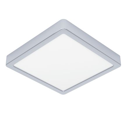 Eglo - Plafonnier LED pour salle de bains LED/17W/230V IP44 chrome brillant 21x21 cm