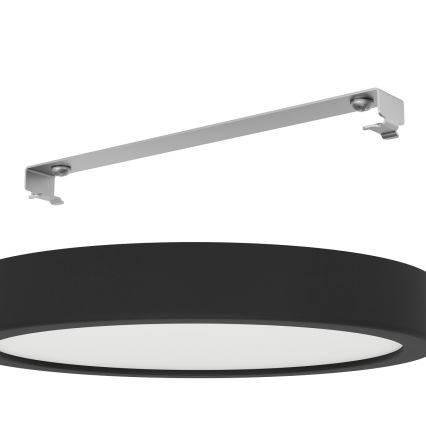 Eglo - LED Badkamer plafondlamp LED/17W/230V zwart IP44