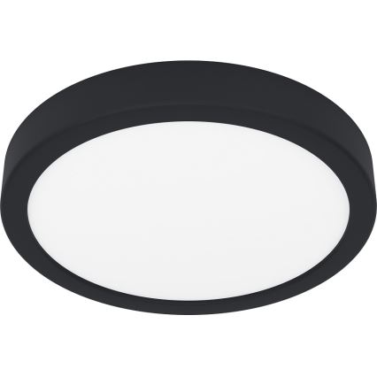 Eglo - Plafonnier LED salle de bain LED/17W/230V noir IP44