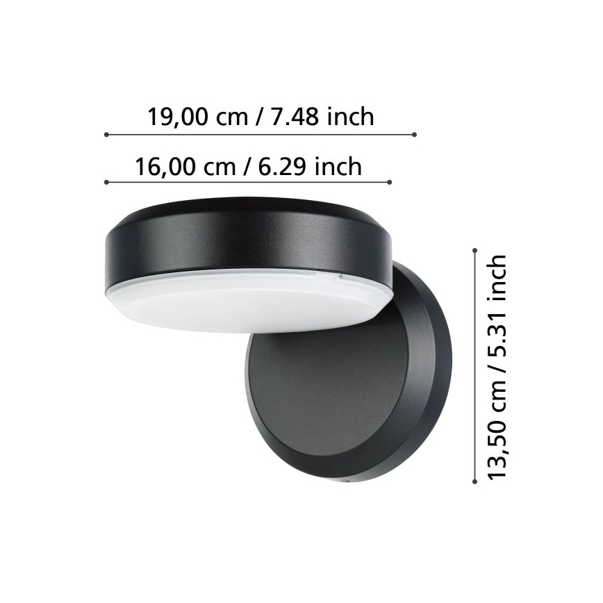 Eglo - Applique murale LED extérieure LED/10,8/230V IP54
