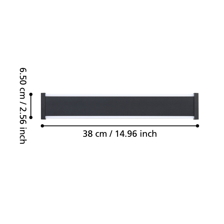 Eglo - Applique murale extérieure 2xLED/3,7W/230V 3000K IP55