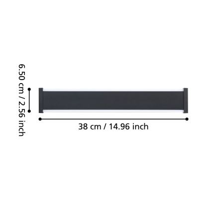 Eglo - LED Wandlamp voor buiten 2xLED/3,7W/230V 3000K IP55