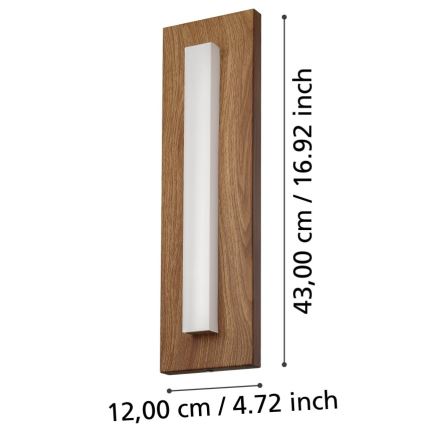 Eglo - Applique murale LED extérieure LED/7W/230V IP44