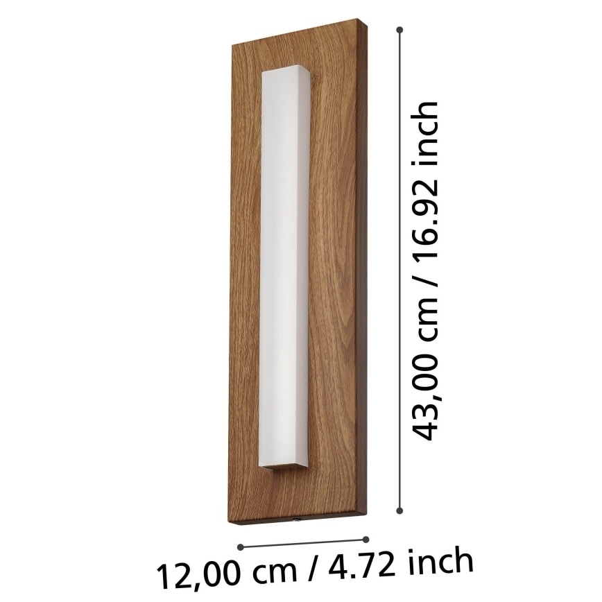 Eglo - LED Wandlamp voor buiten LED/7W/230V IP44