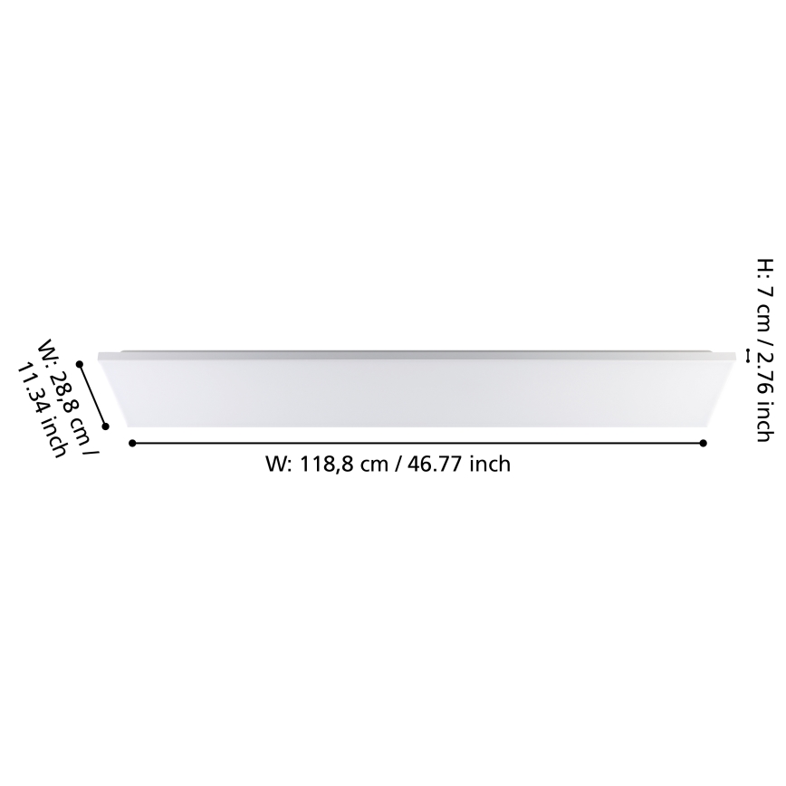 Eglo - Plafonnier LED/32W/230V