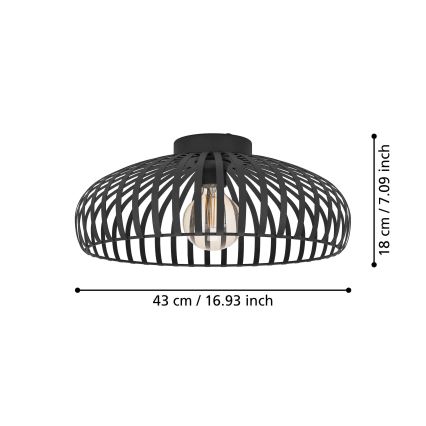 Eglo - Plafondlamp 1xE27/40W/230V diameter 43 cm