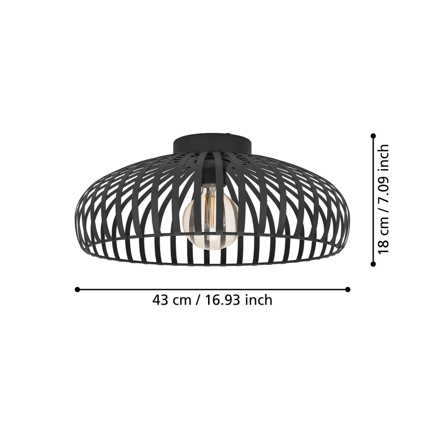 Eglo - Plafondlamp 1xE27/40W/230V diameter 43 cm