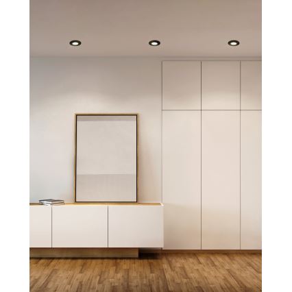 Eglo - SET 3x Hangende LED Badkamer plafond verlichting PINEDA LED/4,9W/230V IP44