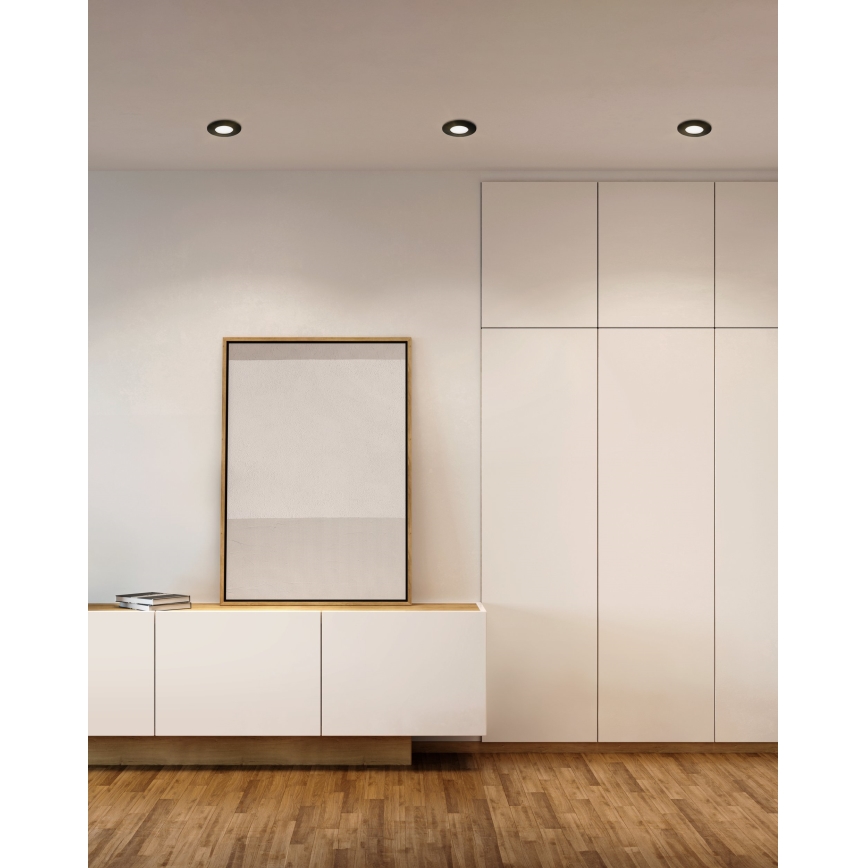 Eglo - SET 3x Hangende LED Badkamer plafond verlichting PINEDA LED/4,9W/230V IP44