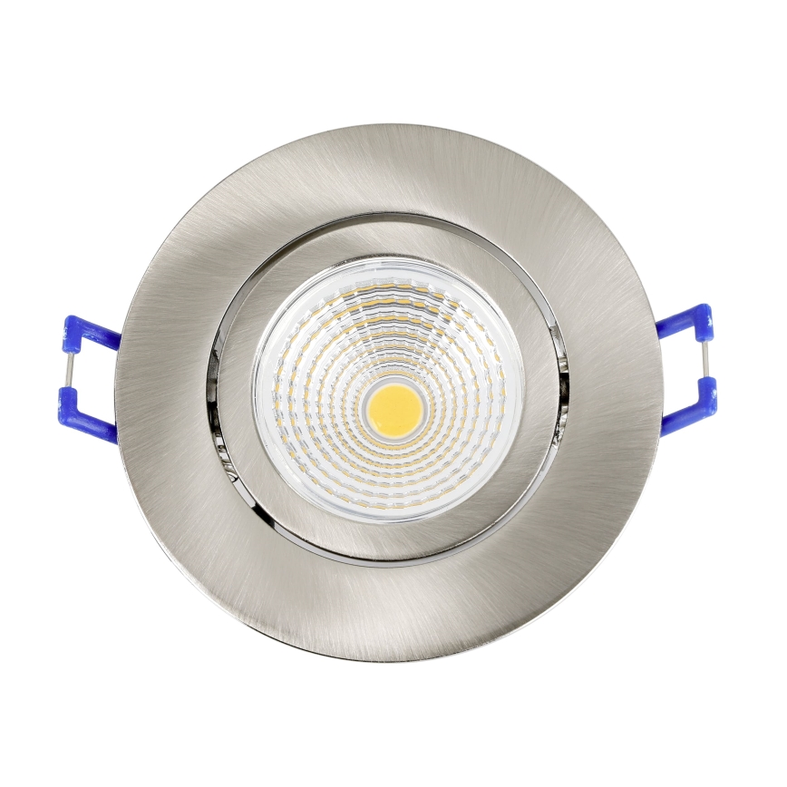 Eglo - LOT 3x Luminaire à intensité variable 3xLED/6W/230V chrome mat