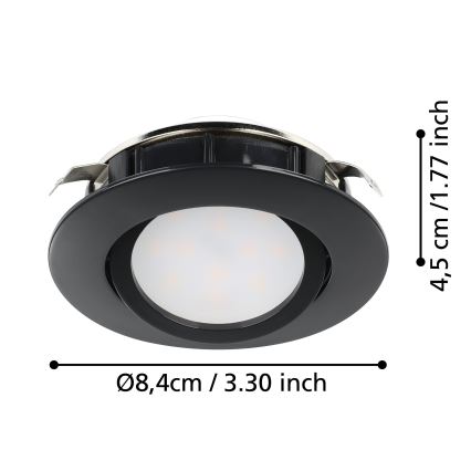 Eglo - LED dimbaar inbouwarmatuur LED/5,5W/230V