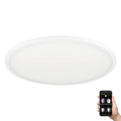 Eglo - Dimbare LED plafondlamp LED/33,5W/230V diameter 45 cm wit