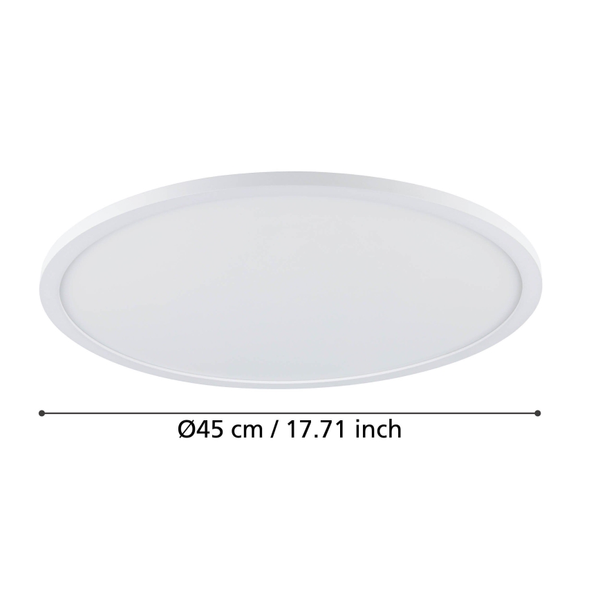 Eglo - Dimbare LED plafondlamp LED/33,5W/230V diameter 45 cm wit