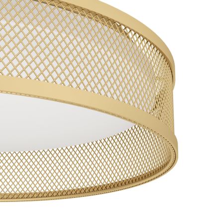 Eglo - LED Plafondlamp LED/20W/230V goud