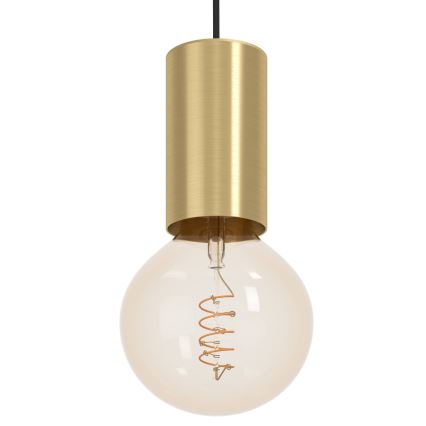 Eglo - Hanglamp aan een koord 1xE27/40W/230V goud