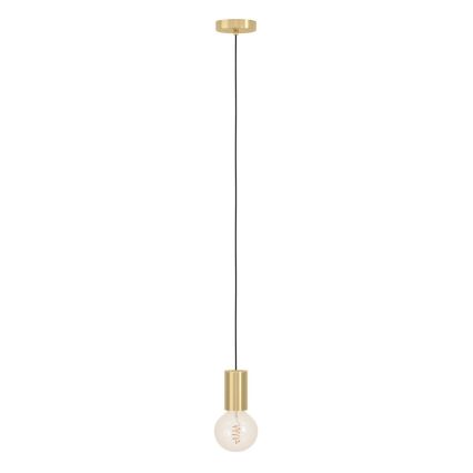 Eglo - Hanglamp aan een koord 1xE27/40W/230V goud