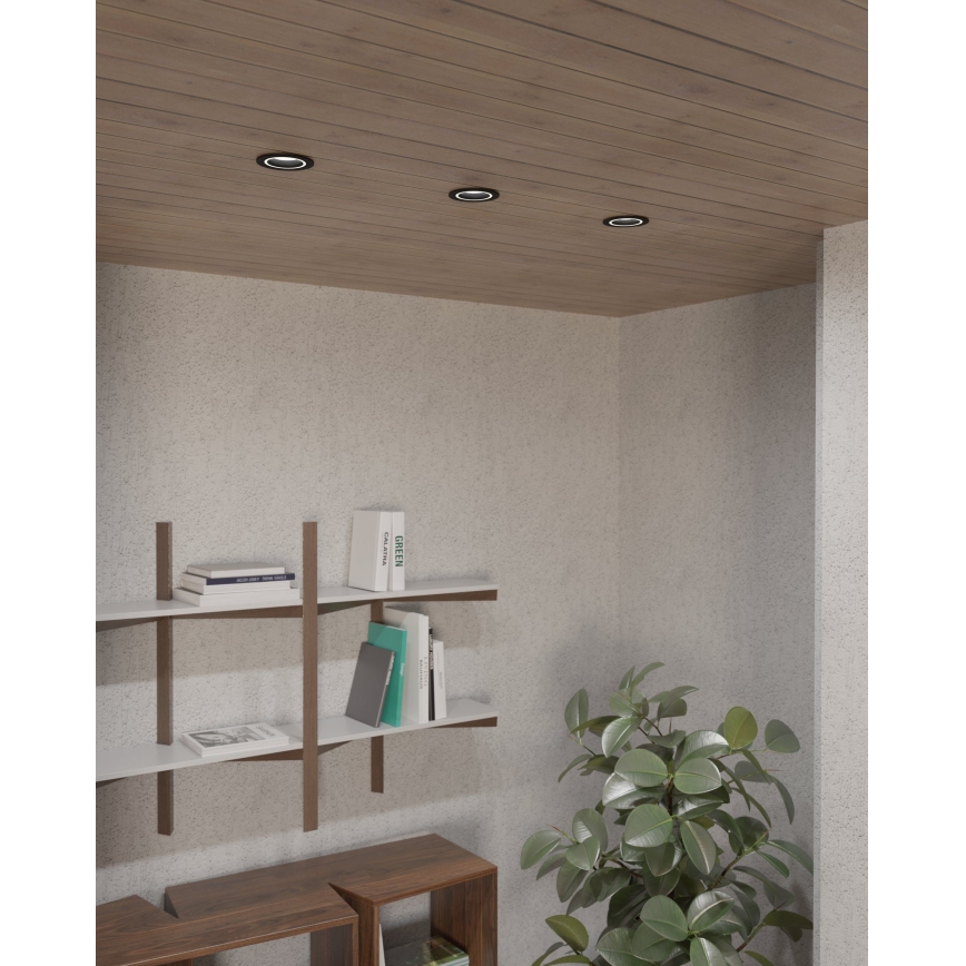 Eglo - Inbouwverlichting 1xGU10/35W/230V antraciet