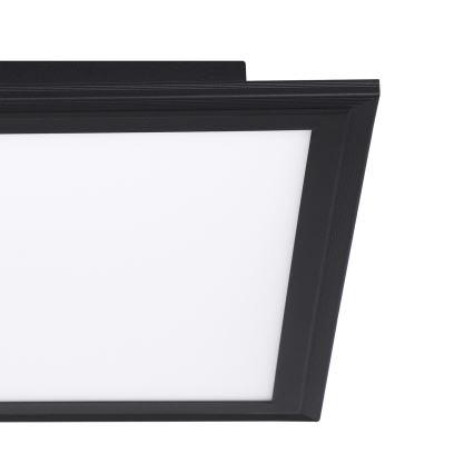 Eglo - LED Plafondlamp LED/14W/230V 30x30 cm zwart