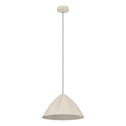 Eglo - Hanglamp aan een koord 1xE27/40W/230V crème