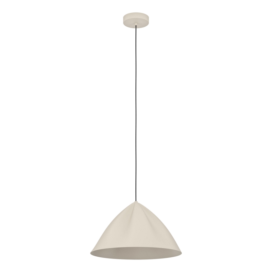 Eglo - Hanglamp aan een koord 1xE27/40W/230V crème