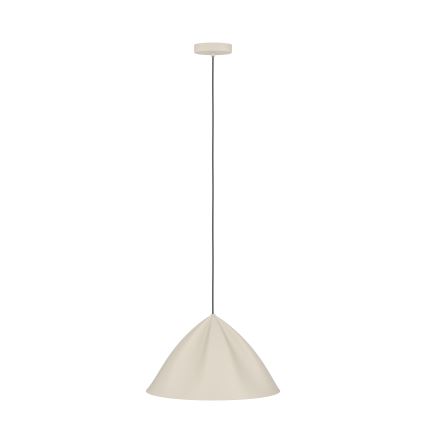 Eglo - Hanglamp aan een koord 1xE27/40W/230V crème