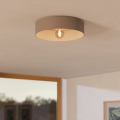 Eglo 900838 - Plafondlamp DUAIA 1xE27/40W/230V bruin