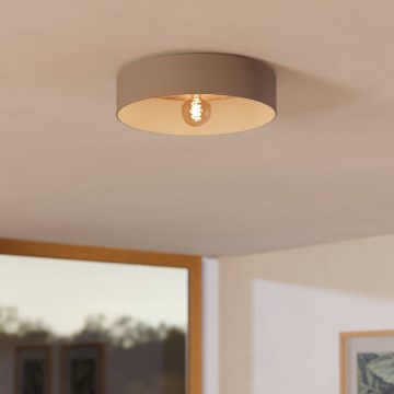 Eglo 900838 - Plafondlamp DUAIA 1xE27/40W/230V bruin