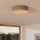 Eglo 900838 - Plafondlamp DUAIA 1xE27/40W/230V bruin