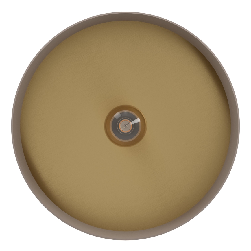 Eglo 900838 - Plafondlamp DUAIA 1xE27/40W/230V bruin