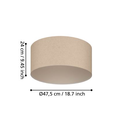 Eglo - Plafondlamp 1xE27/40W/230V