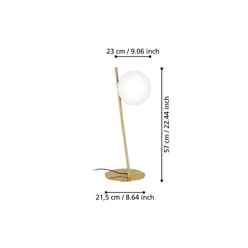 Eglo - Lampe de table 1xE27/40W/230V