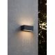 Eglo - LED Wandlamp voor buiten 2xLED/5W/230V IP65