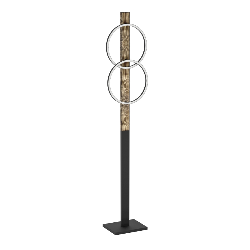 Eglo - Staande LED Lamp 2xLED/12W/230V 3000K bruin/zwart
