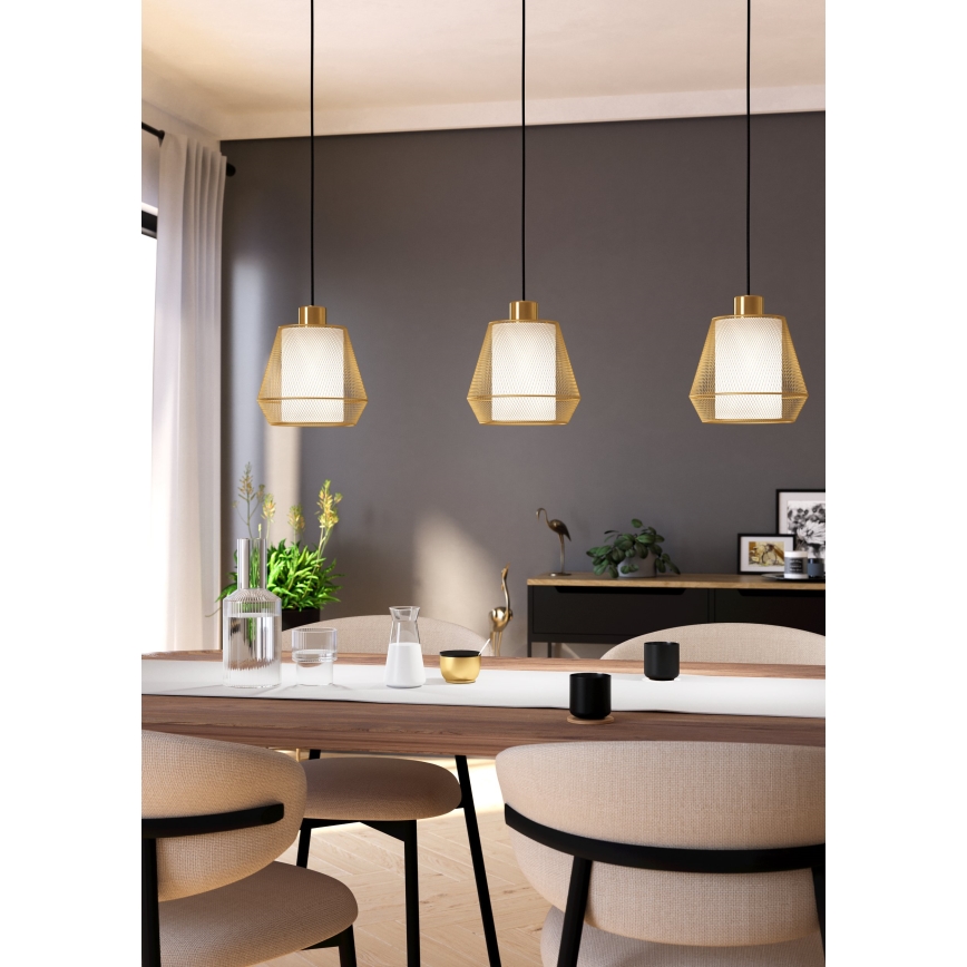 Eglo - Hanglamp aan een koord 3xE27/40W/230V