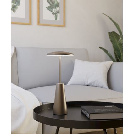 Eglo - LED Dimbaar aanraken buitenshuis lamp LED/2,8W/5V 2400K/3000K/4000K 5200 mAh IP54 beige