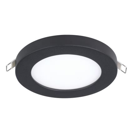 Eglo - Luminaire encastré LED 5,5W/230V 4000K noir Ø 11,7 cm