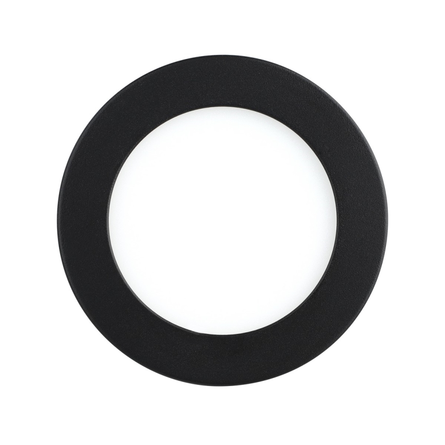 Eglo - Luminaire encastré LED 5,5W/230V 4000K noir Ø 11,7 cm