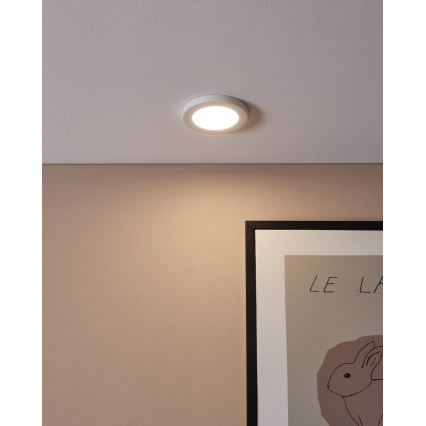 Eglo - Luminaire encastré LED 5,5 W / 230 V, 4000 K, blanc, diam. 11,7 cm