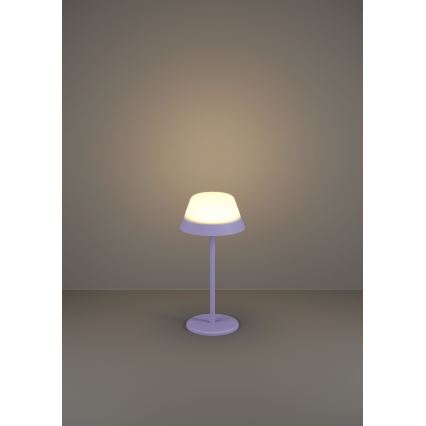 Eglo - LED RGBW Dimbaar aanraken buitenshuis lamp 2in1 LED/1,5W/5V 2600 mAh IP54 paars