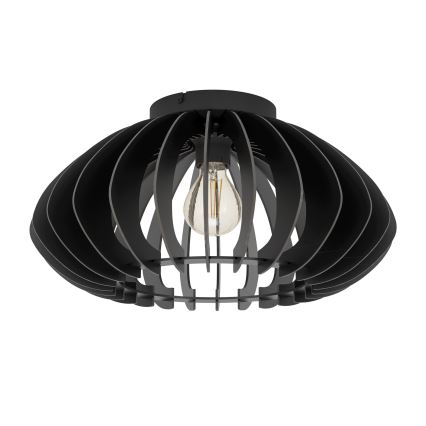 Eglo - Plafondlamp 1xE27/40W/230V diameter 45 cm zwart