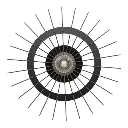 Eglo - Plafondlamp 1xE27/40W/230V diameter 45 cm zwart