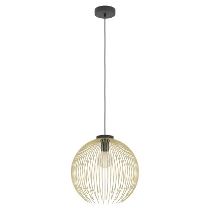 Eglo - Hanglamp aan een koord 1xE27/40W/230V goud