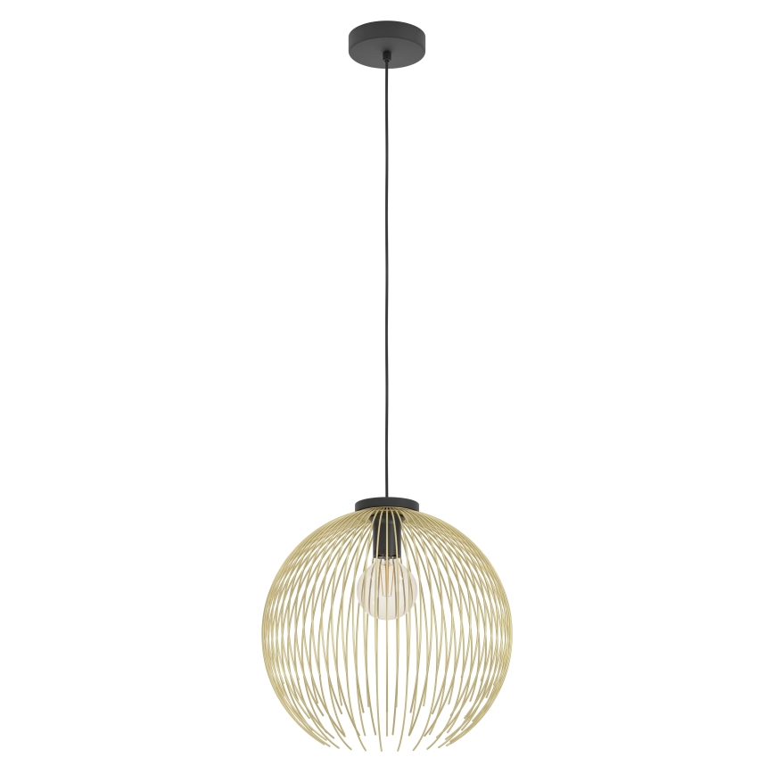 Eglo - Hanglamp aan een koord 1xE27/40W/230V goud