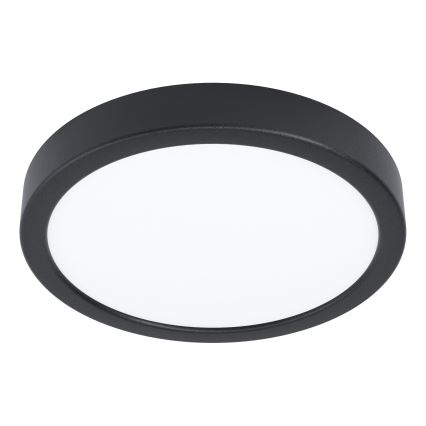 Eglo - LED Plafondlamp met sensor LED/17W/230V 3000K zwart