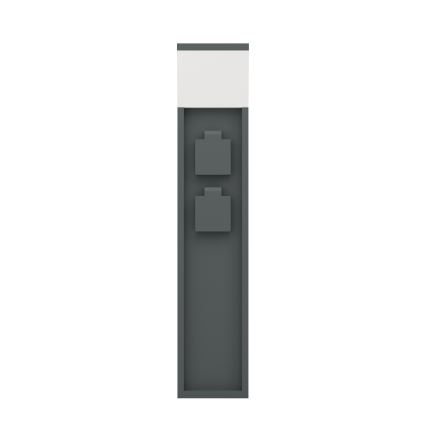 Eglo - Lampe d'extérieur avec 2 prises 1xE27/25W/230V IP54 anthracite