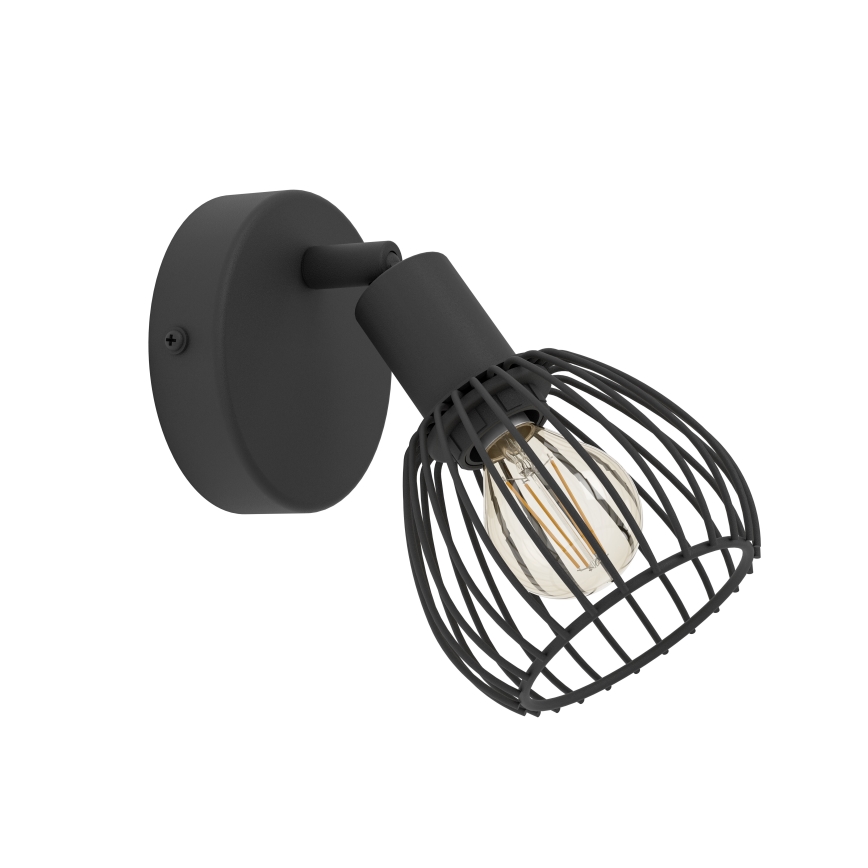 Eglo - Wandlamp 1xE14/40W/230V zwart