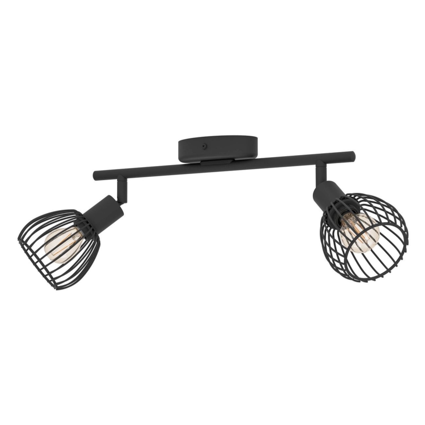 Eglo - Spot 2xE14/40W/230V zwart