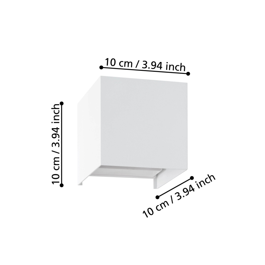 Eglo - LED wand verlichting 2xLED/1,5W/230V 3000K wit
