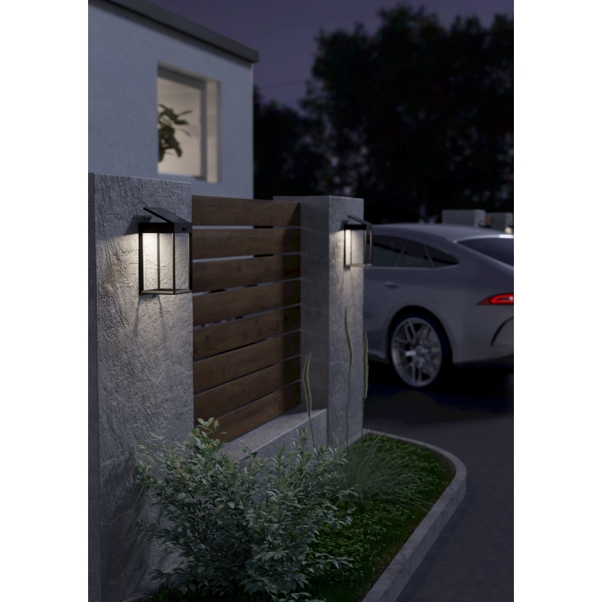 Eglo - LED Solarlamp voor aan de muur met sensor LED/6,5W/3,7V 1800 mAh IP44