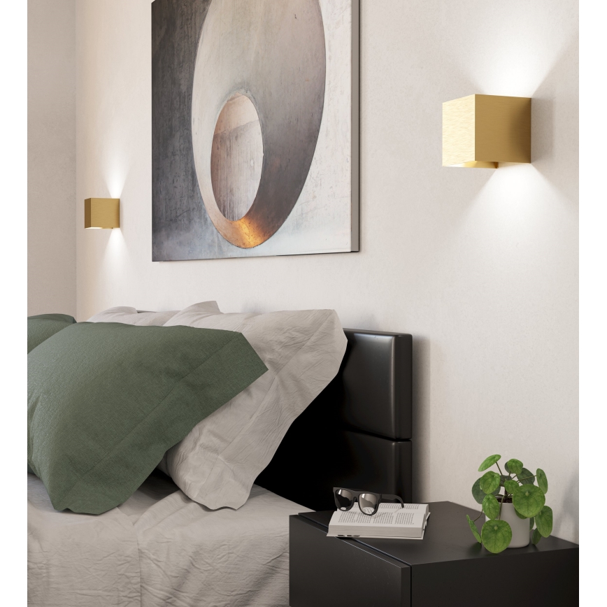 Eglo - LED wand verlichting 2xLED/1,5W/230V 3000K goud